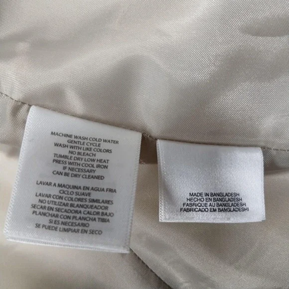 Evan-Picone Black Label Skirt Suit Womens Jacket 8 Skirt 6 Beige 2 Piece Career - Picture 5 of 11